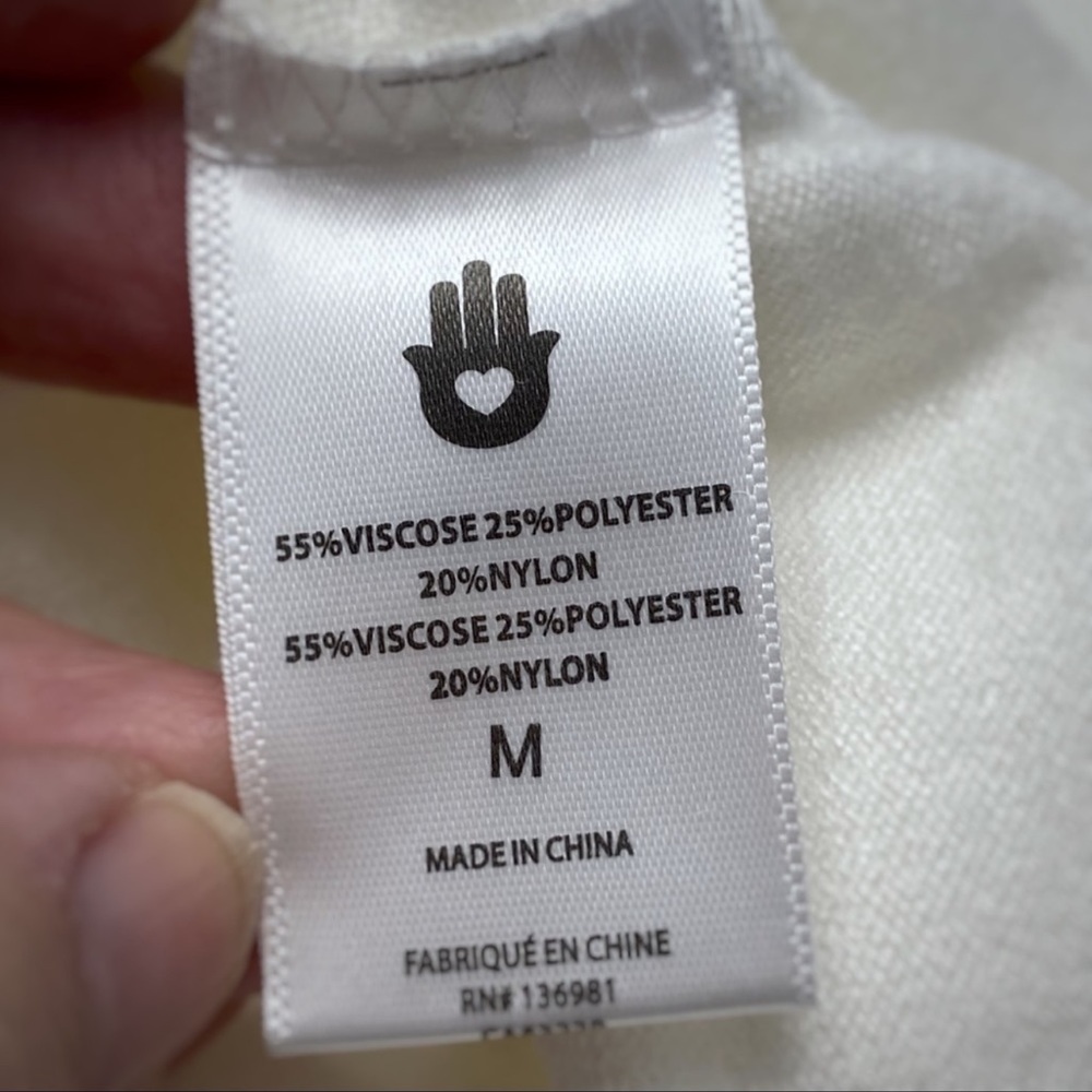 Spiritual Gangster Long Sleeve Top Happy Savasana Pullover Size M - Picture 7 of 9